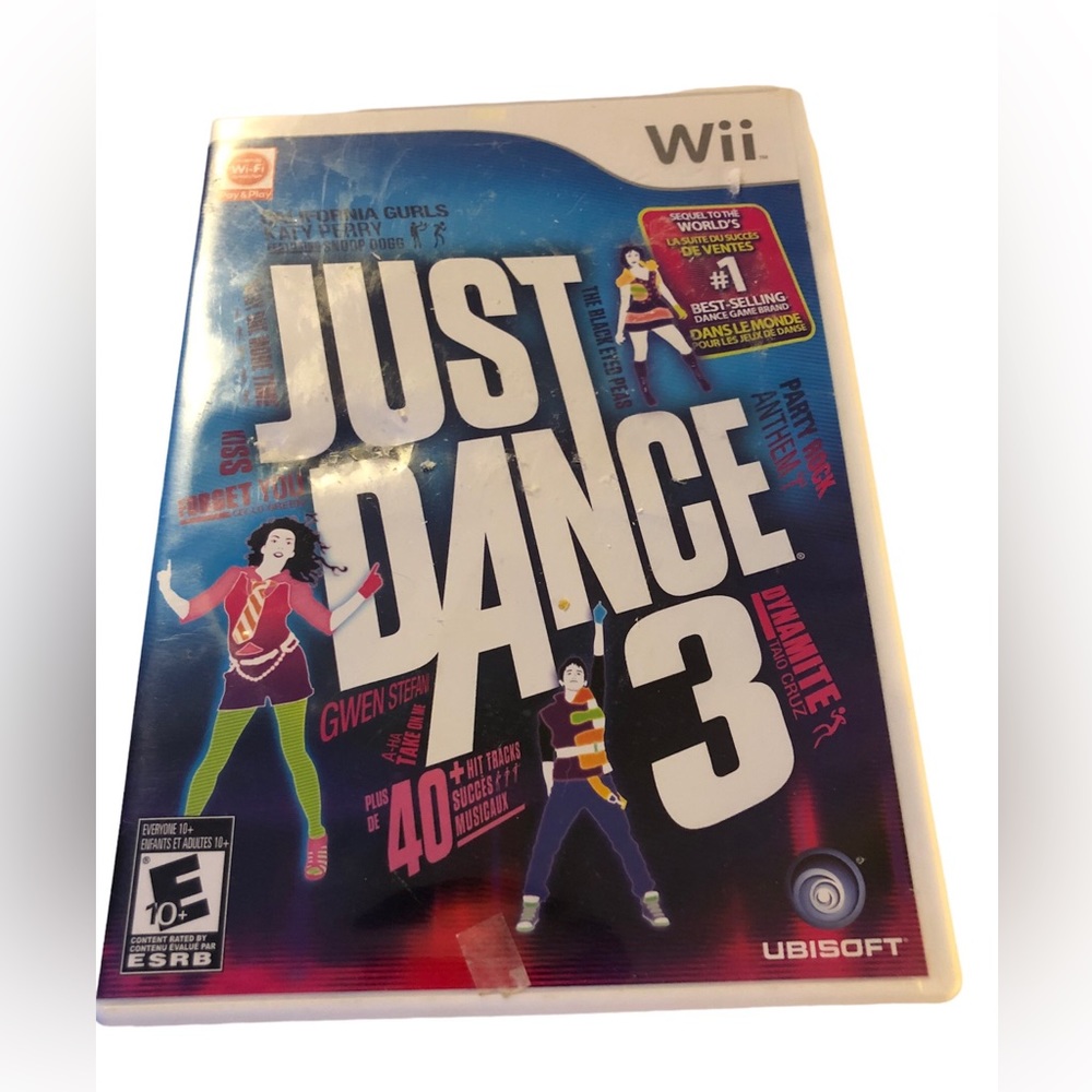 Just Dance 3 Wii (Nintendo Wii, 2011) With Manual Tested